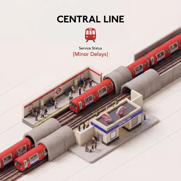Present a clear, 45° top-down isometric miniature 3D scene of the London… — AI Model prompt by @NanoBanana