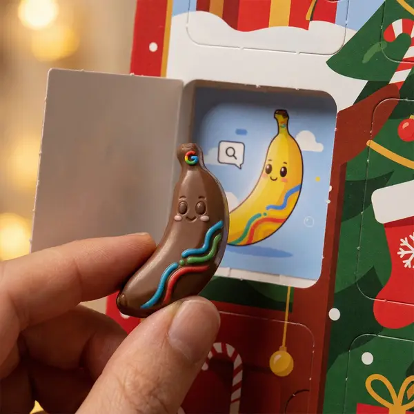 A photo of a miniature chocolate in the shape of this image. It is being held,… — AI Model prompt by @NanoBanana