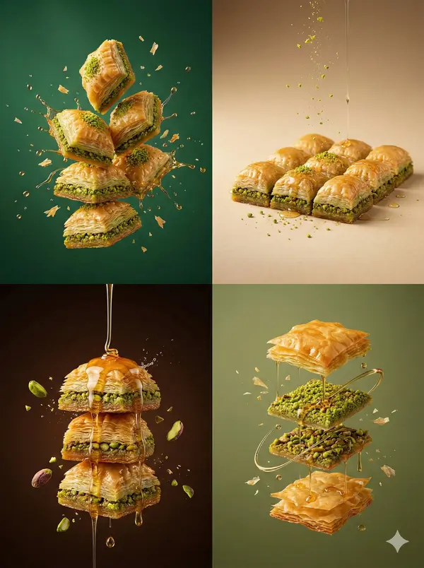 Nano Banana Pro - Baklava { "resolution": "8K UHD", "aspect_ratio": "3:4",… — Nano Banana Pro prompt by @kaanakz