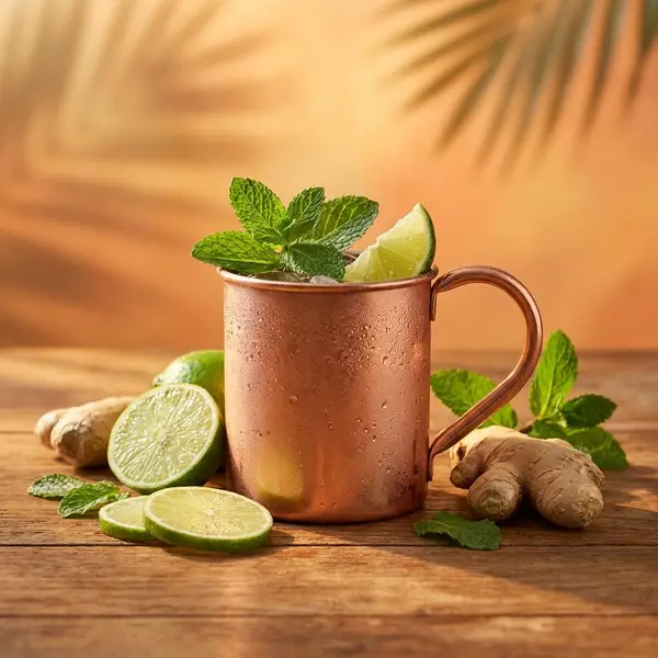 A high-end studio photograph of a [YOUR COCKTAIL], shot from a high-angle… — Nano Banana Pro prompt by @Kerroudjm