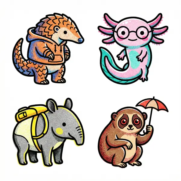 Create a collection of icons representing [a theme], they belong together as a… — Nano Banana Pro prompt by @NanoBanana