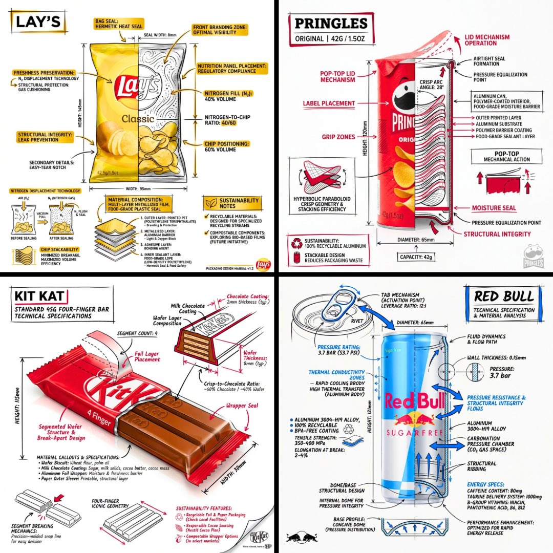 Snack Infographics by Nano Banana Pro🍫✨ Prompt👇🏻 Simply replace [SNACK] &… — AI-generated image by @TechieBySA using Nano Banana Pro