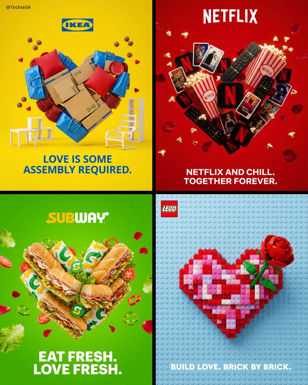 Create a professional Valentine’s Day advertisement for [BRAND] in 4:5 aspect… — AI-generated image by @TechieBySA using Nano Banana Pro