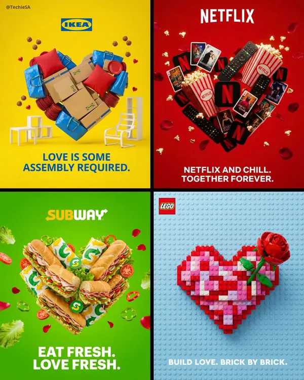 Create a professional Valentine’s Day advertisement for [BRAND] in 4:5 aspect… — Nano Banana Pro prompt by @TechieBySA