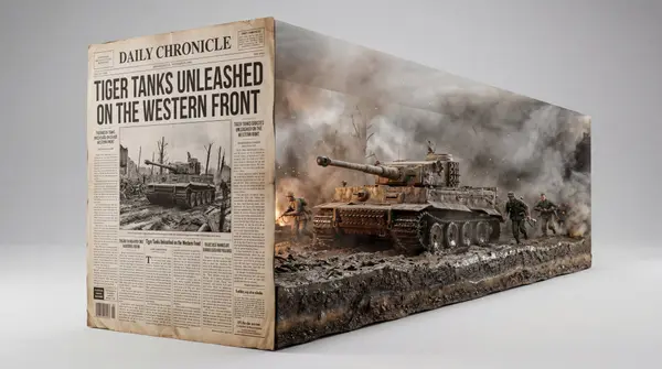 3D Newspaper Diorama With Nano Banana Pro Prompt 👇 A high-resolution… — Nano Banana Pro prompt by @Arminn_Ai