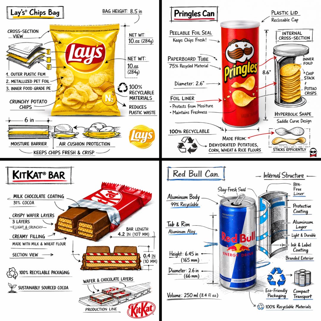 [中文] 创建一个 [SNACK] 的品牌技术信息图，结合产品的真实照片或照片级真实渲染，并将技术注释覆盖层直接置于其上。在纯白摄影棚背景上使用带有策略性… — AI-generated image by @TechieBySA using GPT Image 2