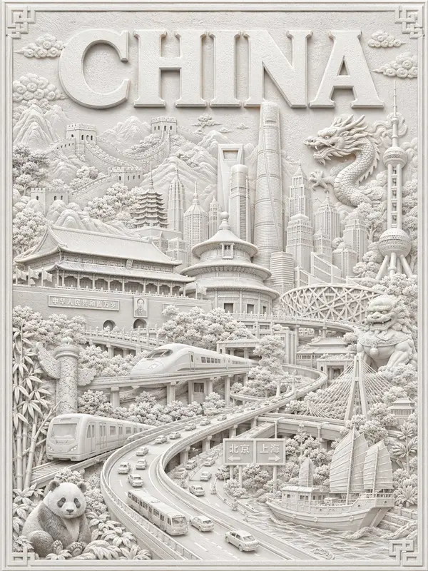 A highly detailed 3D bas-relief poster design representing [CITY_NAME]. A dense… — GPT Image 2 prompt by @0x00_Krypt