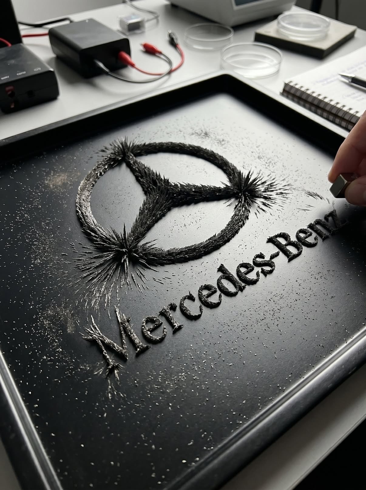 Transform the uploaded logo into a hyper-realistic scene where the logo… — AI-generated image by @Naiknelofar788 using GPT Image 2