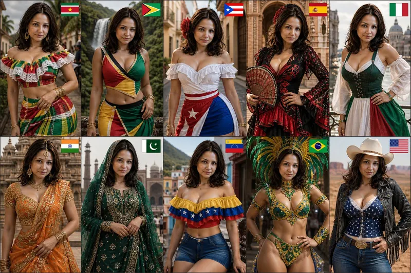 A 10-Nation Cinematic Fashion Transformation of One Timeless BeautyChatGPT… — GPT Image 2 prompt by @amynys