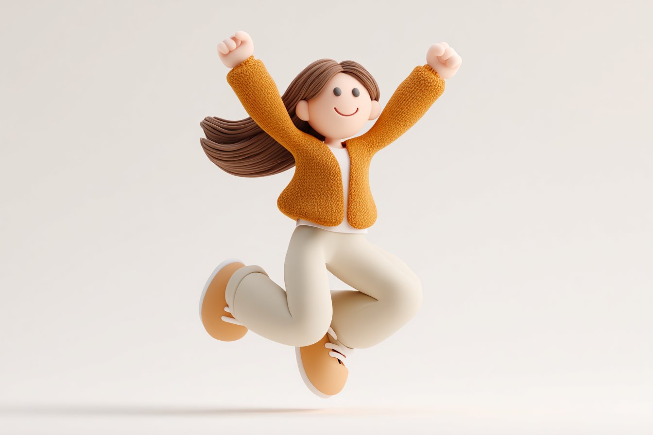 Cute 3D render of a [subject], matte surface, kneaded clay icon style, simple… — AI-generated image by @azed_ai using Nano Banana Pro