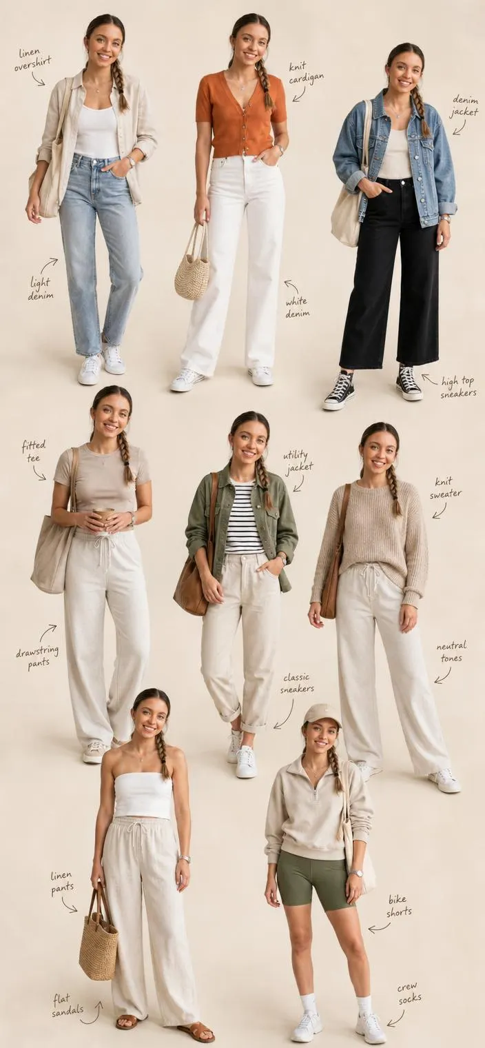 Create a freeform fashion-editorial collage of me in 8 distinct full-body… — GPT Image 2 prompt by @aiwithaly