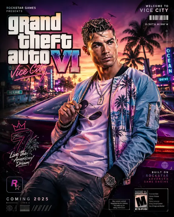 Create a highly detailed 8K portrait poster inspired by the iconic visual style… — GPT Image 2 prompt by @Goodmanprotocol