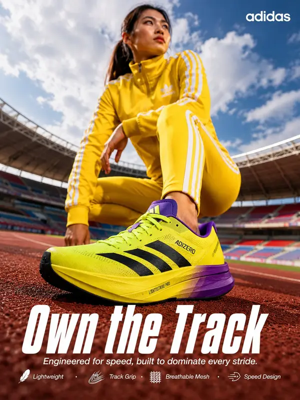 A high-impact, cinematic sports advertising poster featuring a young Asian… — GPT Image 2 prompt by @meng_dagg695