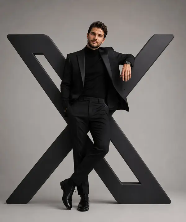 A hyper-realistic editorial photograph of a stylish man confidently interacting… — GPT Image 2 prompt by @RizwanAly07