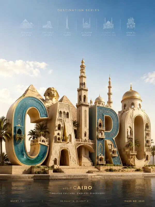 Create a 3:2 premium 3D typography-based travel poster for [New York], using… — GPT Image 2 prompt by @Sheldon056