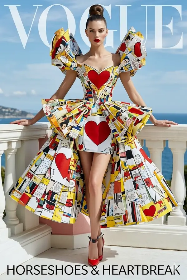 High-fashion editorial photography of a female model wearing an avant-garde… — Nano Banana 2 prompt by @Ozayrr_irl