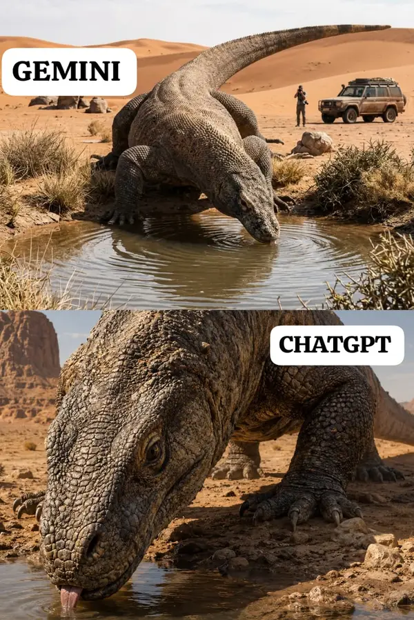 Hey @grok can you do it better? @grok But he's not drinking water, you messed… — AI Model prompt by @Ozayrr_irl