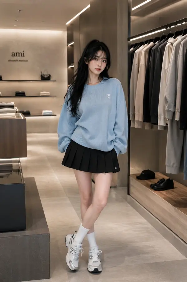 A full-body editorial fashion photograph of a beautiful young woman with the… — GPT Image 2 prompt by @john_my07