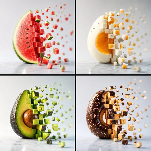 Minimalist food photograph — a single [FOOD] sits on a cool white honed-marble… — GPT Image 2 prompt by @TechieBySA