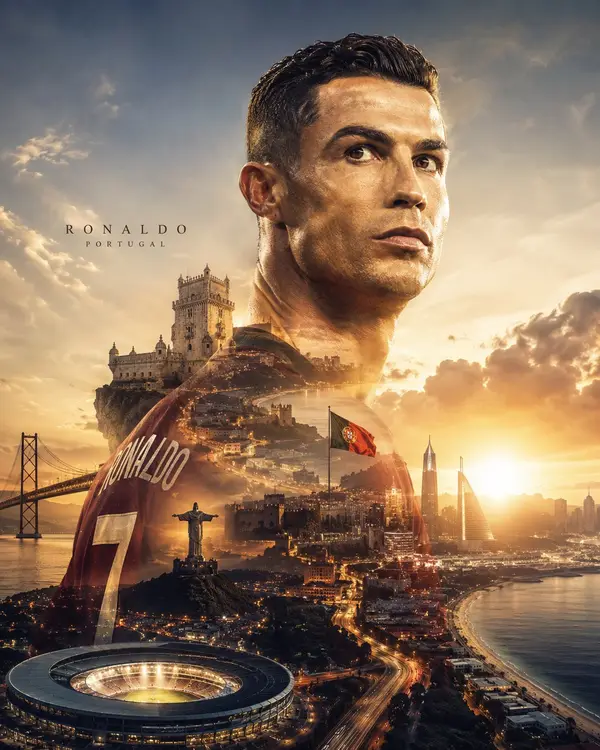 Create an ultra-premium cinematic double-exposure poster image centered around… — AI Model prompt by @MissDelulu9
