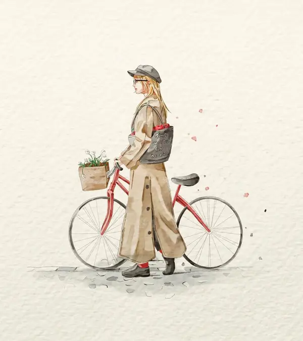 A delicate watercolor fashion illustration on textured off-white handmade… — GPT Image 2 prompt by @oggii_0