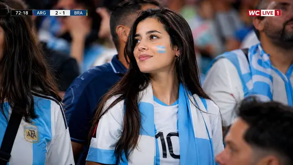 16:9 ultra-realistic live World Cup broadcast crowd cutaway inside a packed… — GPT Image 2 prompt by @MissDelulu9