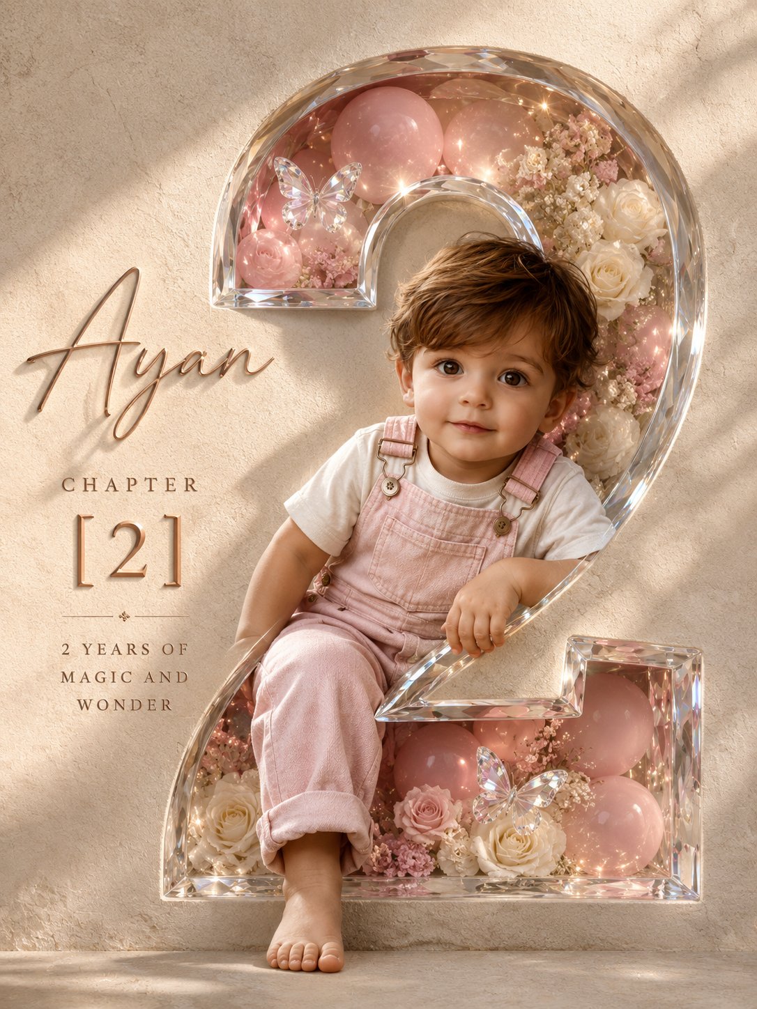 Professional luxury birthday poster, 3:4 portrait composition, ultra high-end… — AI-generated image by @MahnoorAi12 using GPT Image 2