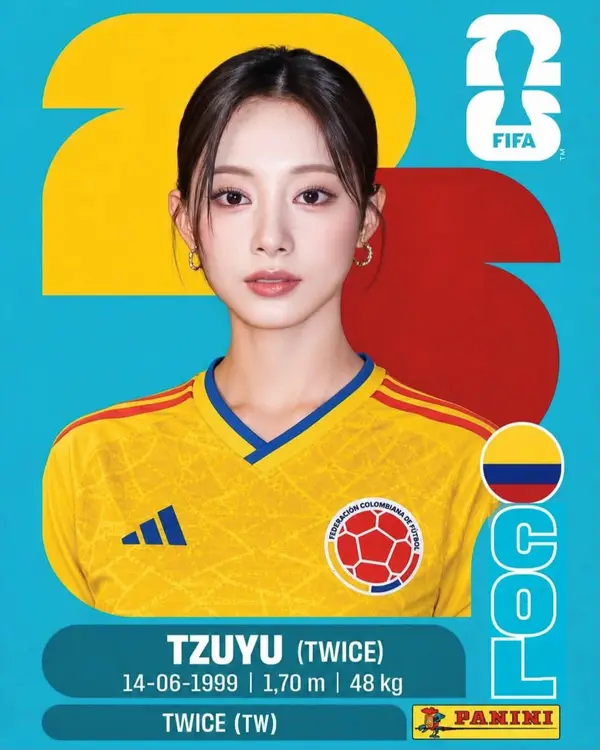 Create a premium Panini FIFA World Cup 2026 collectible sticker card featuring… — GPT Image 2 prompt by @Kashberg_0