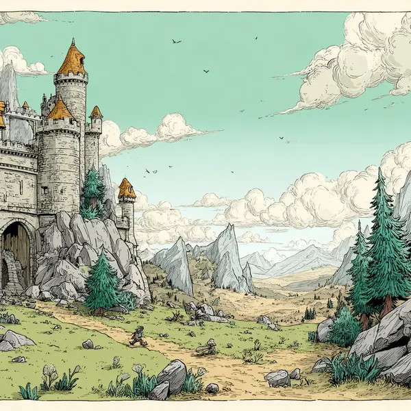 A Midjourney style reference for fantasy cartographic illustration: --sref… — Midjourney prompt by @Artedeingenio
