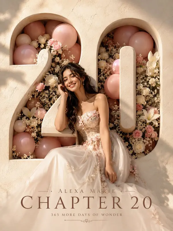 Luxury birthday poster, 3:4 portrait, premium editorial studio style. Off-white… — GPT Image 2 prompt by @MissDelulu9