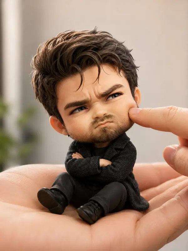 A mini chibi version of the character in the uploaded image, with a big head… — AI Model prompt by @RizwanAly07