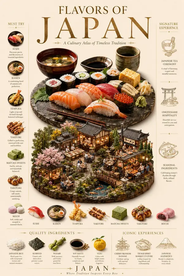 A premium editorial brand atlas poster titled: "FLAVORS OF [BRAND NAME]" Style… — GPT Image 2 prompt by @Naiknelofar788