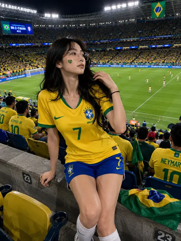 Create an ultra-photorealistic candid stadium photograph captured by another… — GPT Image 2 prompt by @john_my07