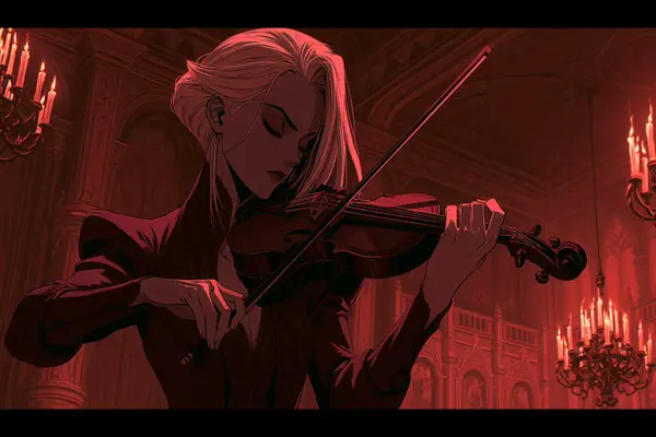 gothic anime still frame of [subject] in a dark [setting], ornate costume and… — AI Model prompt by @azed_ai