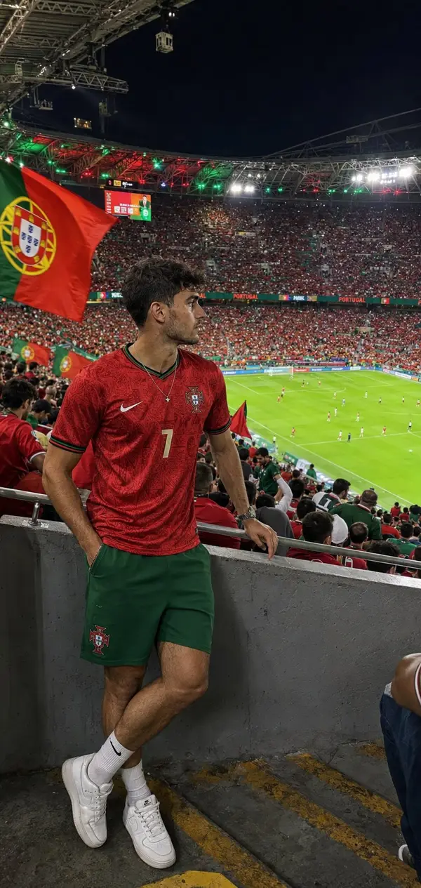 Create an ultra-photorealistic candid stadium photograph of a handsome young… — GPT Image 2 prompt by @john_my07