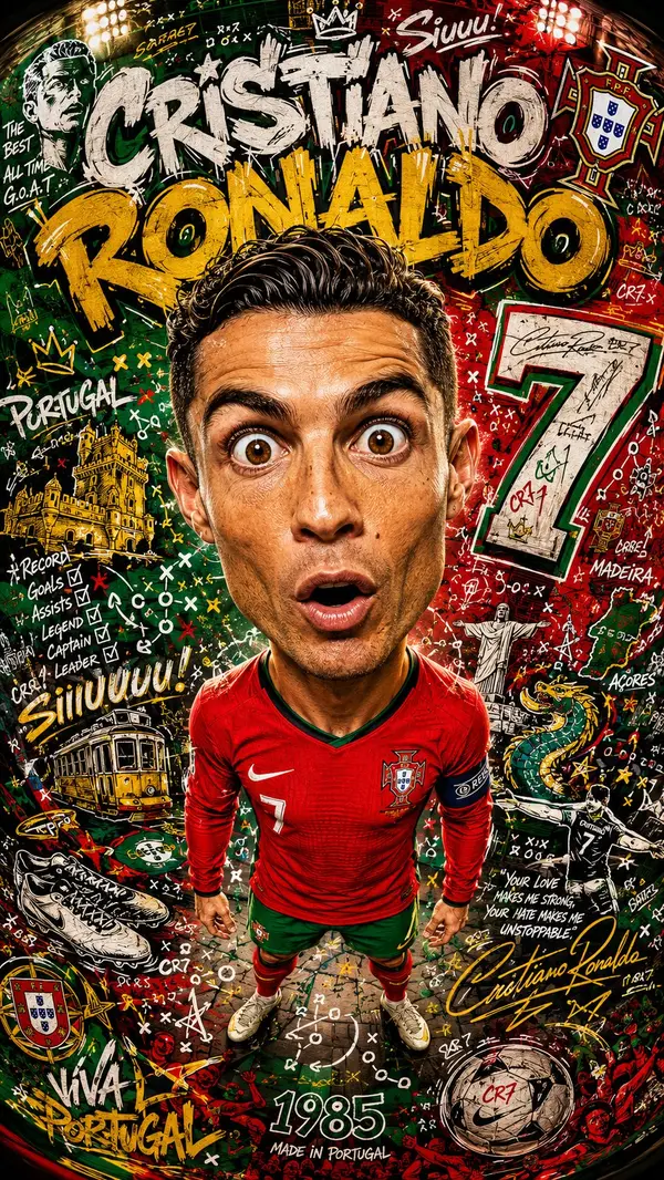 Create an ultra-detailed collectible football graffiti poster featuring [PLAYER… — GPT Image 2 prompt by @Goodmanprotocol