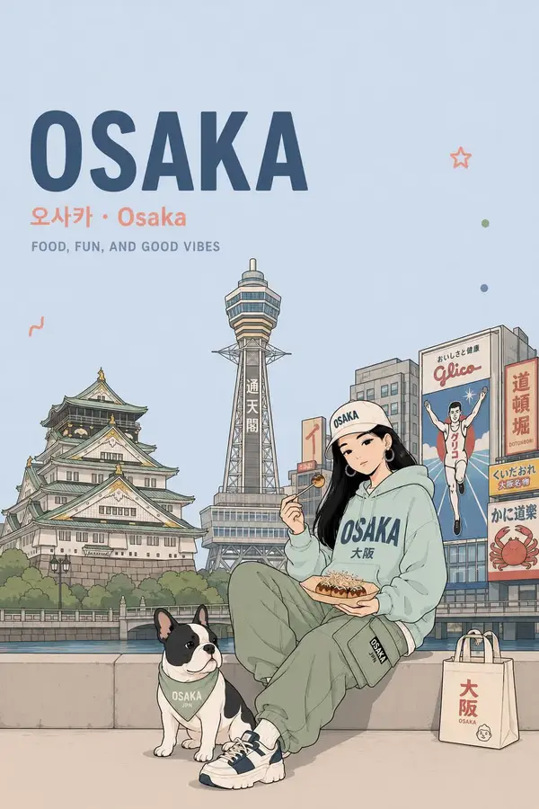 GPT Image 2 on ChatGPT Prompt: Anime travel poster illustration in a clean… — GPT Image 2 prompt by @ChillaiKalan__