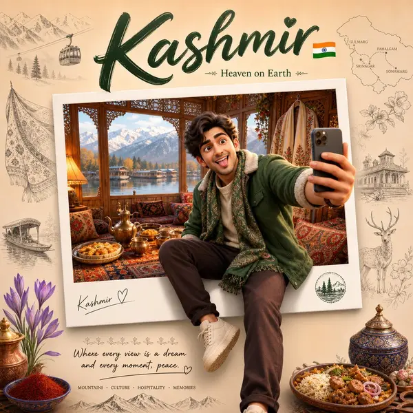 Create a premium collectible travel poster, Theme: [place name] The man from… — GPT Image 1 prompt by @im_shahid7