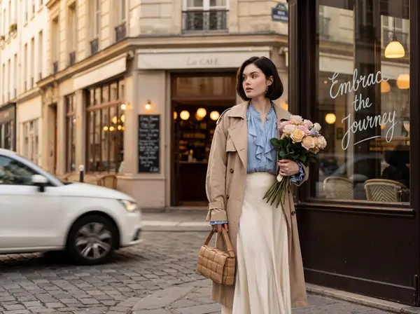 Ultra-realistic cinematic street photography of a fashionable young woman… — Nano Banana 2 prompt by @SimplyAnnisa