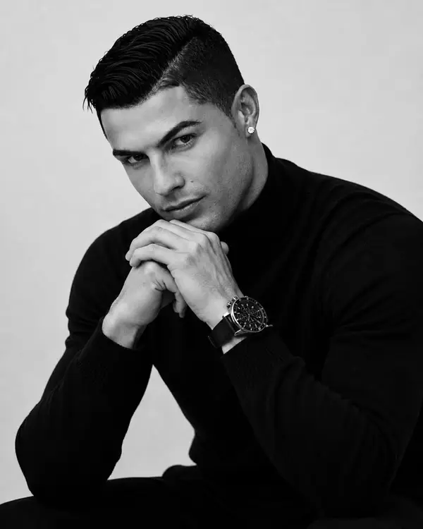 Ultra-realistic monochrome fashion portrait of a confident athletic man, luxury… — Nano Banana Pro prompt by @Taaruk_