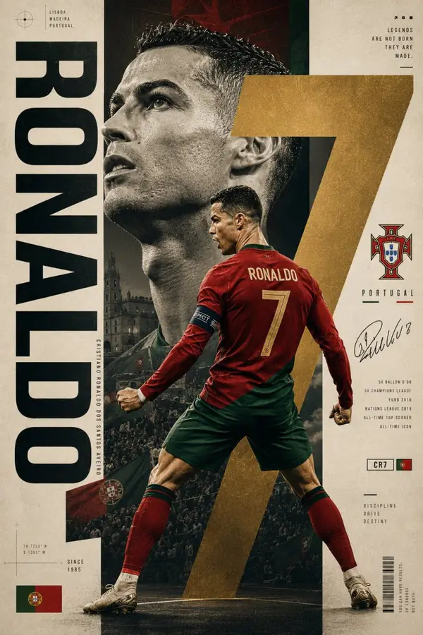 Stylish football posters in GPT Image Create an award-winning Behance sports… — GPT Image 2 prompt by @im_shahid7