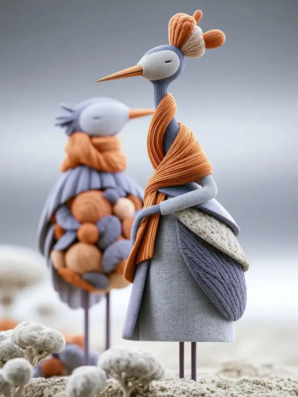 A whimsical handcrafted textile sculpture of [object], created entirely from… — GPT Image 2 prompt by @RizwanAly07