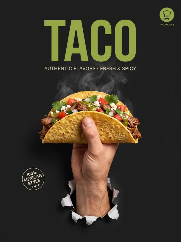 This prompt controls the entire vibe in these food ads. Here's another… — AI Model prompt by @Arminn_Ai