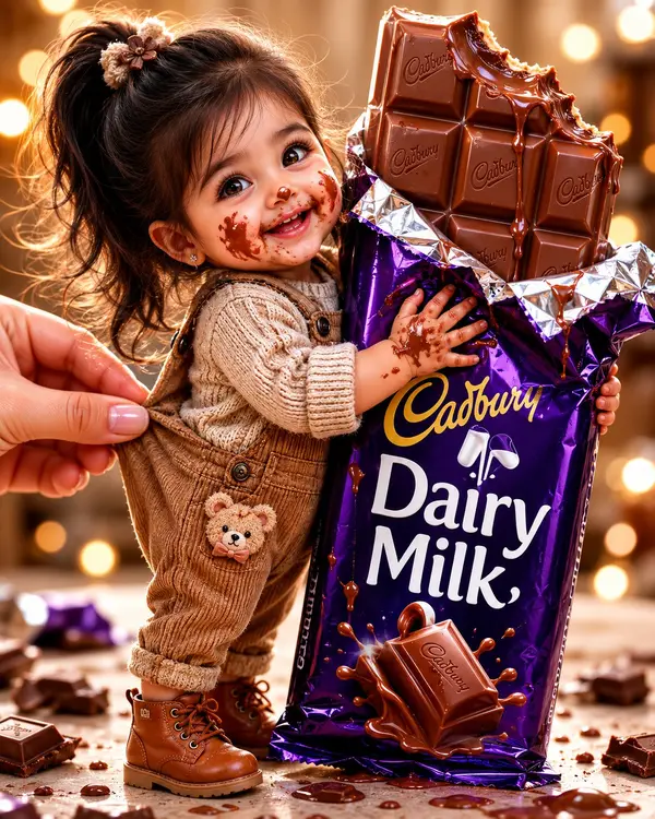 Create an ultra-realistic macro fantasy portrait of a tiny toddler girl… — AI Model prompt by @mehwishkiran07