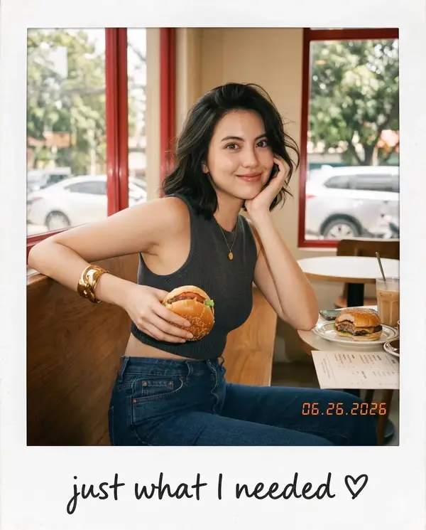 create image 4:5 Aesthetic candid café snapshot presented as a realistic… — GPT Image 2 prompt by @Naiknelofar788