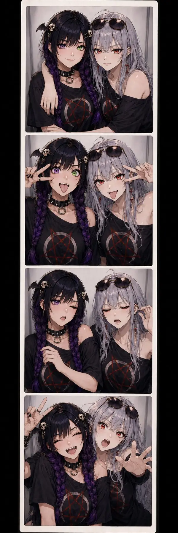 PHOTO BOOTH PROMPT SELECTOR: A Leave this as A for a funny friends photo booth.… — AI Model prompt by @EvaGlitchAI