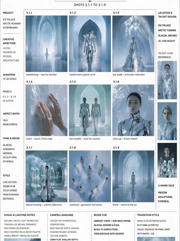 Frozen Tundra Ice Fashion ❄️ Made with GPT image 2 × Seedance 2.0 on… — GPT Image 2 prompt by @Strength04_X