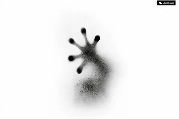 Abstract [Your Subject] formed from thousands of soft black spray particles,… — GPT Image 2 prompt by @oggii_0