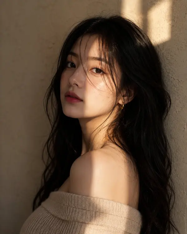 Korean Ultra-realistic editorial portrait of a young Korean woman, upper-chest… — GPT Image 2 prompt by @john_my07