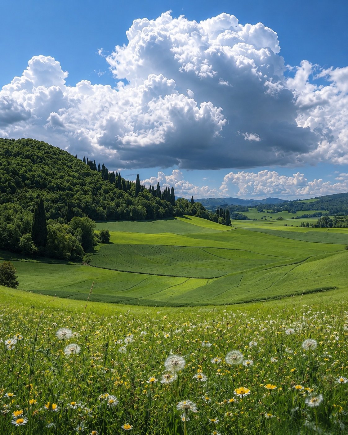 A breathtaking ultra-realistic landscape photography scene of rolling… — AI-generated image by @oju689 using AI Model